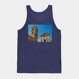 Hum Belltower and Church in Istria, Croatia Tank Top